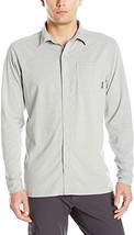 Men&#39;s Global Rambler Long Sleeve Shirt Stretch Cotton in Grey, Sz XXL, Nwt! - $452.56 MXN
