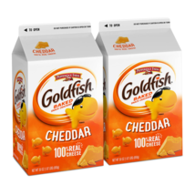 Pepperidge Farm Goldfish Crackers, Cheddar Cheese, 2-Pack 30 oz. Bulk Ca... - £32.68 GBP