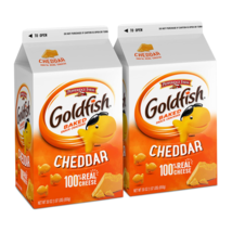 Pepperidge Farm Goldfish Crackers, Cheddar Cheese, 2-Pack 30 oz. Bulk Ca... - £33.19 GBP