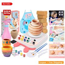 Creative Pottery Wheel Kit for Children Ages 6-12 - Safe and Fun Art Exp... - $63.31