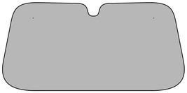 Silver car window Sun shade , made to order, select your size - $29.99