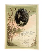 Vtg 1930&#39;s New Liberty Kentucky Baptist Church Cradle Roll Certificate C... - $20.74 CAD
