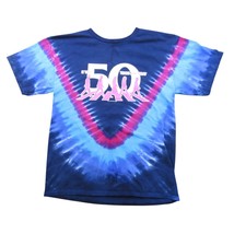 50 Years Tribute to The Beatles Cover Band Tie Die T Shirt Chris Cross Large - £23.34 GBP