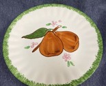 BLUE RIDGE SOUTHERN POTTERIES Country Fair-Fruits 8” Lunch Plate Vintage - £6.26 GBP