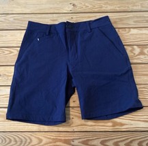 Blanc Noir Men’s Knee Length Shorts Size 32 Navy S2 - $28.71