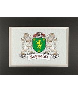 Reynolds Irish Coat of Arms Print - Frameable 9&quot; x 12&quot; - $19.55