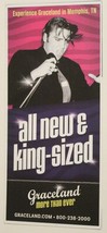Elvis Presley Brochure Experience Graceland King Sized Memphis Tennessee... - $4.94
