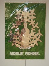 Absolut Vodka wonder snowflake hanging ornament, factory sealed - £11.87 GBP