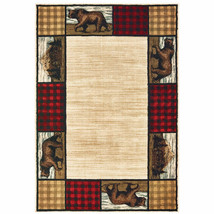 5&#39; X 7&#39; Ivory Southwestern Power Loom Stain Resistant Area Rug - $332.59