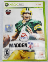 Madden NFL 09 EA Sports (Microsoft Xbox 360, 2008) NTSC Complete CIB with Manual - £5.90 GBP