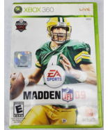 Madden NFL 09 EA Sports (Microsoft Xbox 360, 2008) NTSC Complete CIB wit... - $7.51