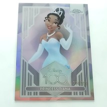 2023 Topps Chrome Disney 100 Years Princess Tiana Pink Refractor 394/399 - $1,021.89 MXN