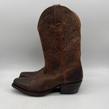 Cody James Mad Cat BBM-408 Mens Brown Mid Calf Pull On Western Boots Size 9 D - £63.69 GBP