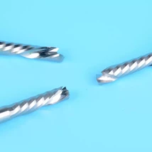 5Pcs 4X17MM Up &amp; Down Cut One Single Spiral Flute Carbide CNC Mill Milli... - $5,257.38 MXN