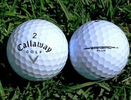 36 Near Mint Callaway Warbird Plus Golf Balls - Free Shipping - Aaaa - £31.13 GBP