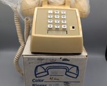 NEW AT&amp;T Push Button Desk Phone BEIGE IVORY 2500 MMGB landline Telephone... - $95.79