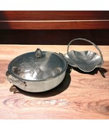 Rodney Kent Hand Wrought Hammered Aluminum Covered Serving Bowl Tulip + ... - $753.77 MXN