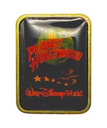 Vintage 1991 Planet Hollywood Pin Collectible Gold &amp; Black Rectangular L... - $13.16 CAD