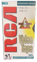RCA T-120H Standard Grade 6-Hour VHS Blank Empty VCR Video Tape - New Sealed - $4.00