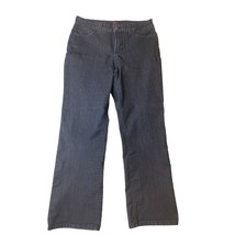 NYDJ Womens Size 12 P Straight Leg Jeans Dark Denim Blue - $19.79