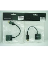 NEW Pack Of 2 Moread HDMI To VGA Display Port Adapter Male to Female Bla... - $10.67