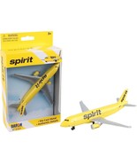5.75 Inch Airbus A320 Spirit Airlines Diecast Model APPROX 1/257 Scale - £15.85 GBP