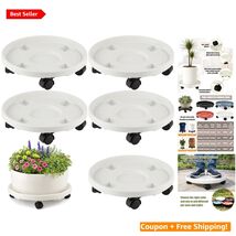 Versatile 11.8" Plant Dolly with Locking Casters - Perfect for Indoor &amp; ... - $71.23