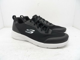Skechers Men&#39;s Lace Up Memory Foam Insole Athletic Shoe Black/White Size 12M - £30.80 GBP
