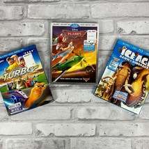 Disney Planes, Turbo Ice Age Dawn of the Dinosaurs Blue-Ray DVD Lot  - £17.07 GBP