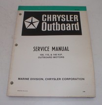 Chrysler Outboard Service Manual 100, 115 &amp; 140 HP - $16.98