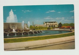 Postcard DC Washington Union Station Fountain Chrome Used - $2.97