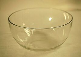 Serving Chip Fruit Bowl Clear Glass Table Centerpiece Unknown Maker - $24.74