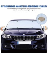 Car Front Windshield Mirror Window Snow Cover Sun Shade Frost Ice Dust P... - £18.41 GBP