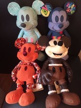 Lot of 4 NWT April+May+June+July Disney Store Mickey Mouse Plush Memories LR - £213.55 GBP
