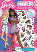 Barbie Puffy Sticker Coloring Book, 32 Pages, Mattel 54329 - $20.93 CAD