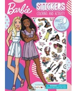 Barbie Puffy Sticker Coloring Book, 32 Pages, Mattel 54329 - $20.94 CAD