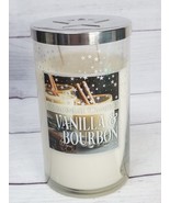 Rare Colonial Classic Candle 18 oz Cylinder Jar Vanilla &amp; Bourbon Stars ... - £35.46 GBP