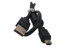 Mini USB A USB 2.0 Cable Carga Sincronización Datos, Negro - £7.71 GBP