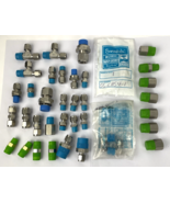 Swagelok Stainless Steel Compression Fitting Lot 316 SS 37 PIECE LOT - $208.38 CAD