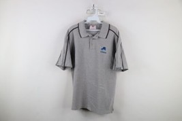 Vintage Y2K NFL Mens Medium Distressed Detroit Lions Football Polo Shirt... - £30.51 GBP