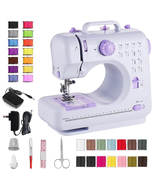 Sewing Machine for Beginner Multi-Functional Portable Machine with 12 Bu... - €47,98 EUR