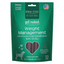 Get Naked Weight Management Grain-Free Dental Stick Dog Treats Chicken 1ea/6.2 o - £7.87 GBP