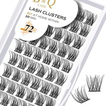 Lash Clusters B27 D Curl 14mm DIY Eyelash Extensions 72 B&amp;Q - $16.32