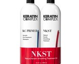 Keratin Complex NKST Natural Keratin Smoothing Treatment Kit KC Primer S... - $395.61