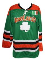 Any Name Number Ireland Retro Hockey Jersey New Green Lucky 7 Any Size image 4