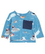 Tucker + Tate Pocket T-Shirt in Blue Niagara Arctic Friends 3M NEW - $20.51 CAD