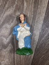 Vintage Kneeling Mary Italy Nativity Figure 4” Christmas Holiday - €7,75 EUR