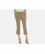 Martha Stewart Regular Stretch Twill Crop Pants with Back Slits Fern Siz... - $855.11 MXN