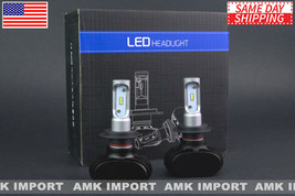 H7 Cree LED Super Bright Fanless Headlight Bulb Kit White 6500K Anti Flicker - £18.95 GBP