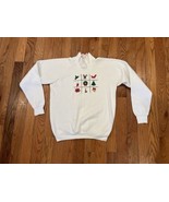 Vintage 80s Bonworth Grandma Ugly Christmas Sweater Granny Sweatshirt Large - $24.74